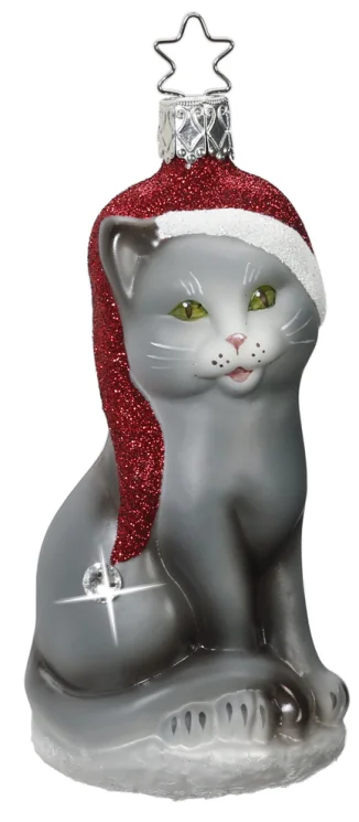 Meow Christmas Ornament by Inge Glas of Germany