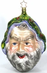 Merry Christmas, Santa Ornament by Inge Glas of Germany