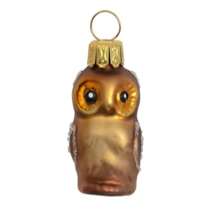 Mini Owl, bronze by Glas Bartholmes