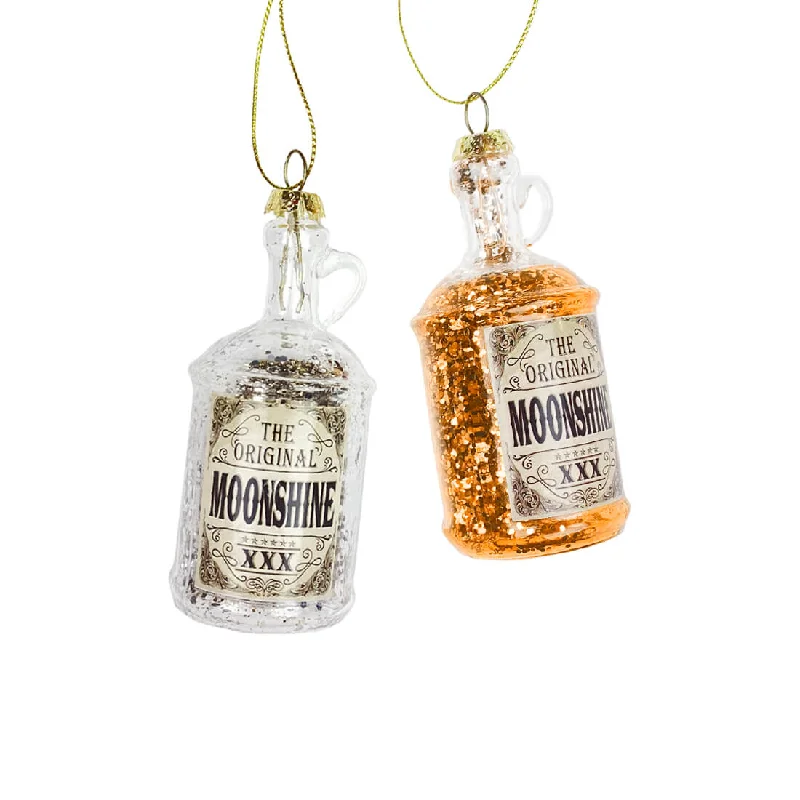 Moonshine Bottle Ornament 3.5"