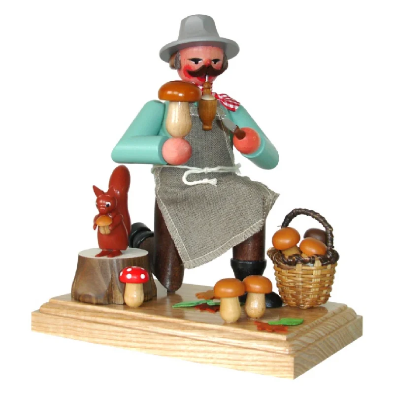 Mushroom Collector Smoker by Kunsthandwerk Jurgen Beyer in Seiffen