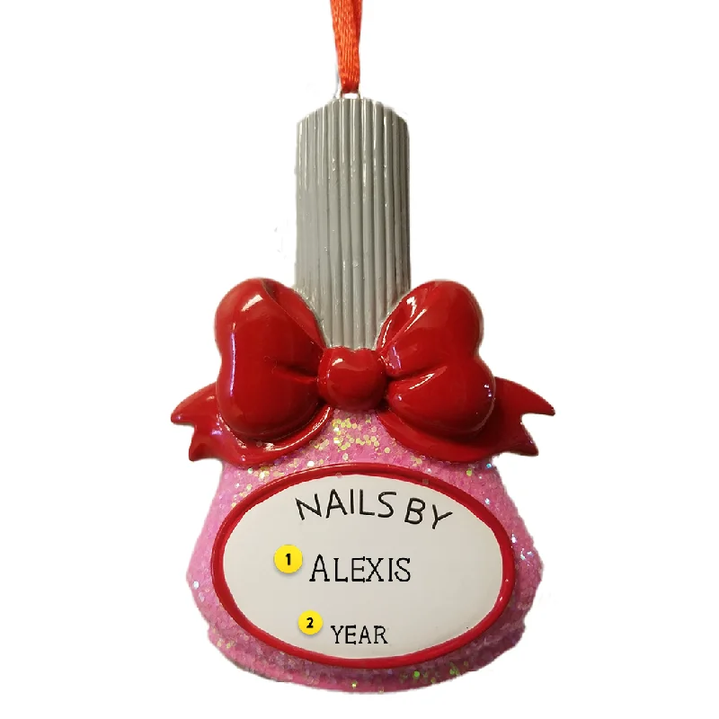 Personalized Nail Polish Ornament