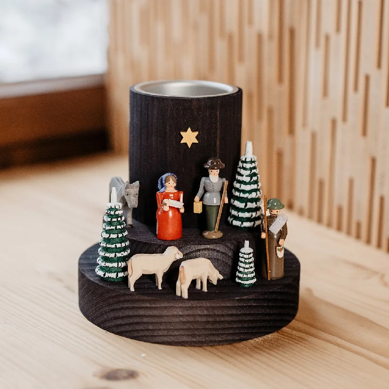 Nativity Candleholder tea light by Wolfgang Braun