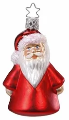 Niko, Santa Ornament by Inge Glas of Germany