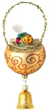 Nostalgic Nest Ornament by Inge Glas of Germany