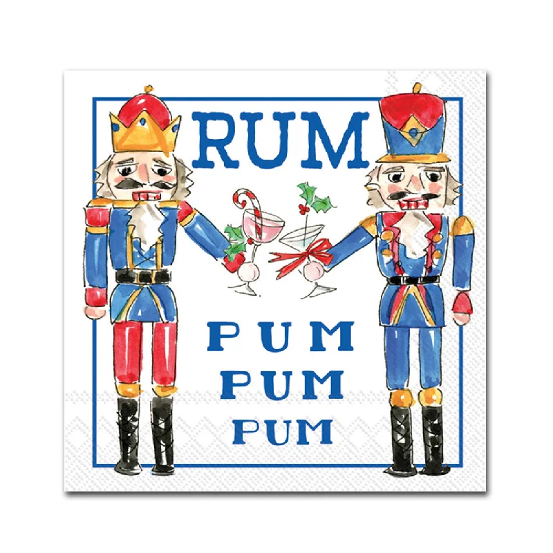 Nutcrackers Rum Pum Pum Paper Beverage Napkins