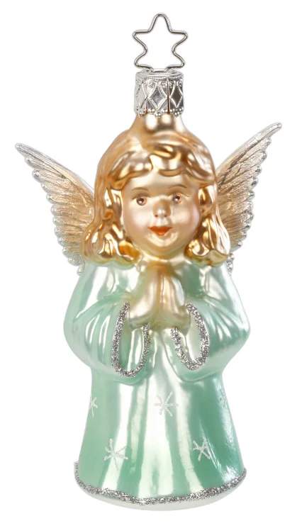 Offering Thanks Angel Ornament by Inge Glas of Germany