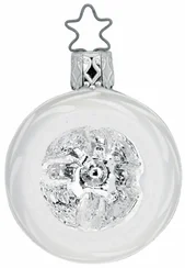 Olde Silver Reflection Ornament by Inge Glas of Germany