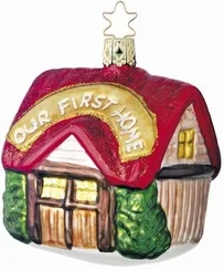 Our First Home Ornament by Inge Glas of Germany