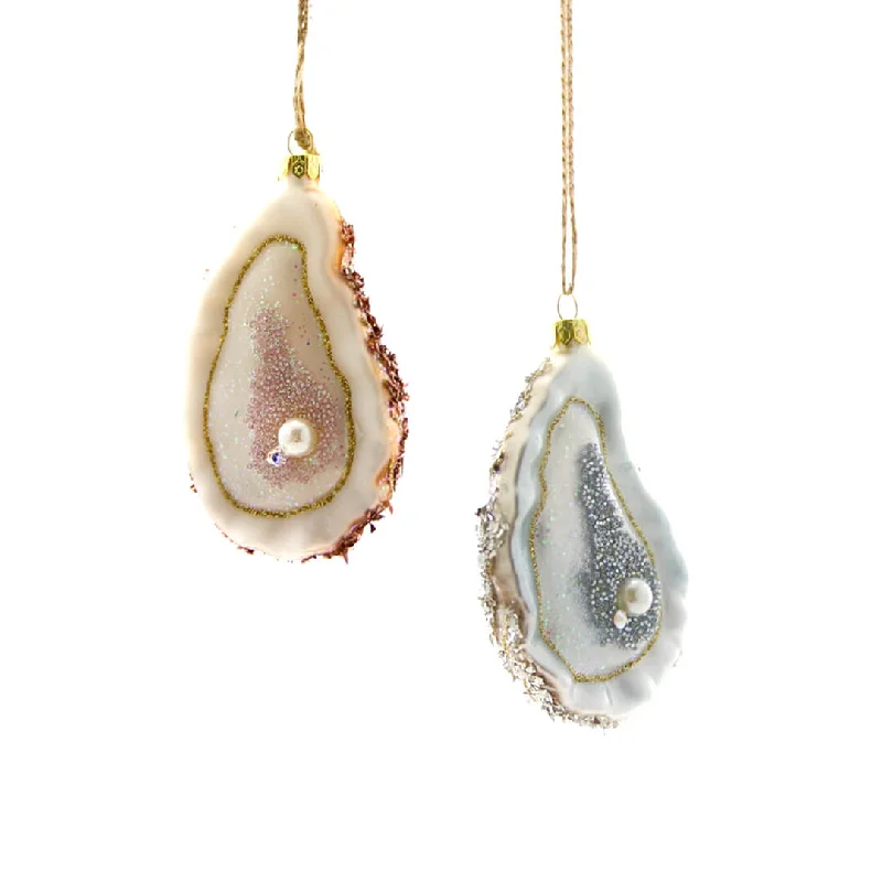 Oyster w/ Pearl Ornament 4"