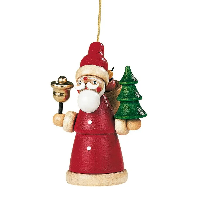 Santa Claus Ornament, Painted  by Mueller GmbH