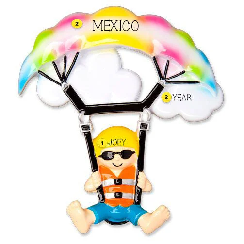 Personalized Parasailing Ornament