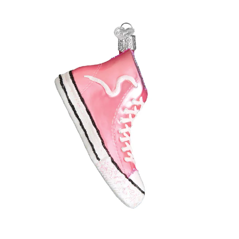 Pink High-top Sneaker Ornament