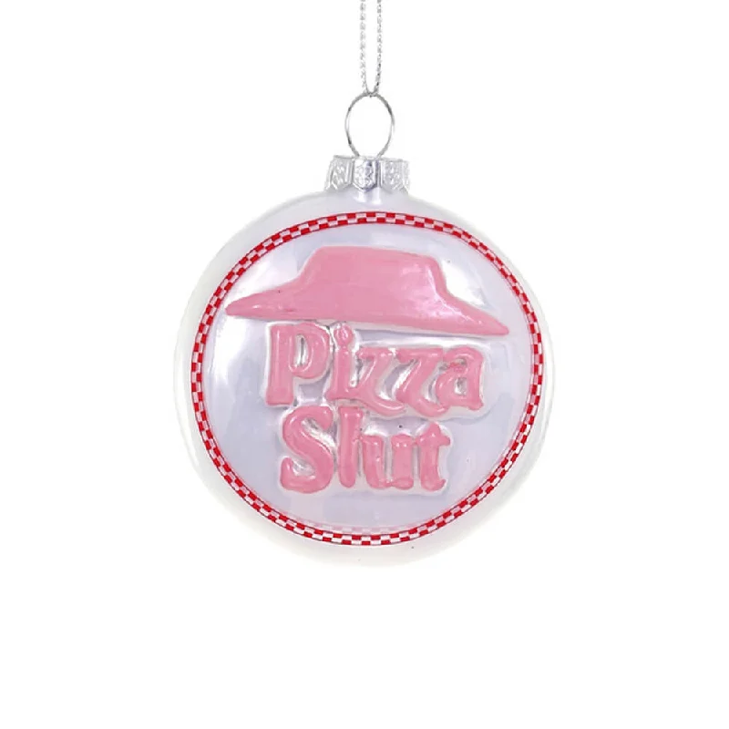 Pizza Slut Ornament 3"