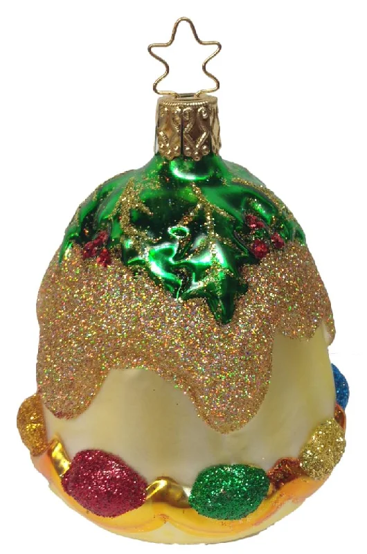 Plum Pudding Ornament by Inge Glas of Germany