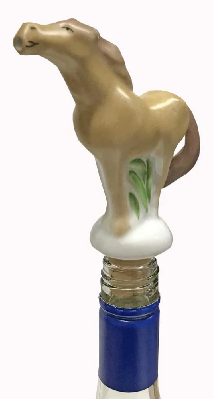 Porcelain Donkey schnapps pourer by Lindner Porcelain