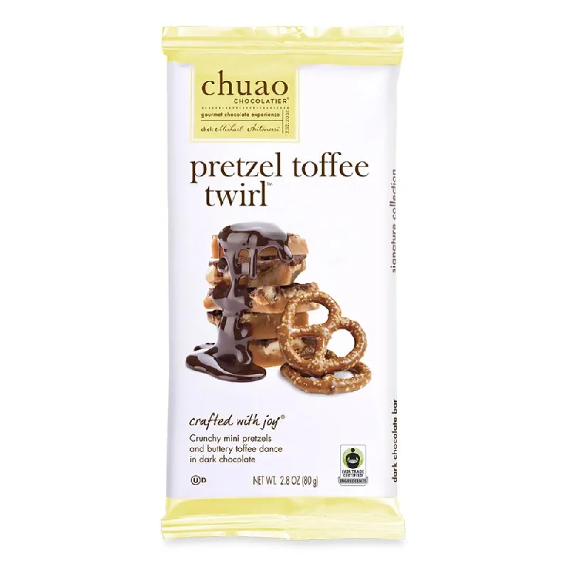 Pretzel Toffee Twirl Bar by Chuao Chocolatier