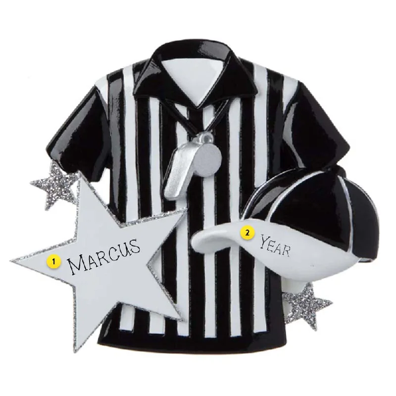 Personalized Referee Ornament