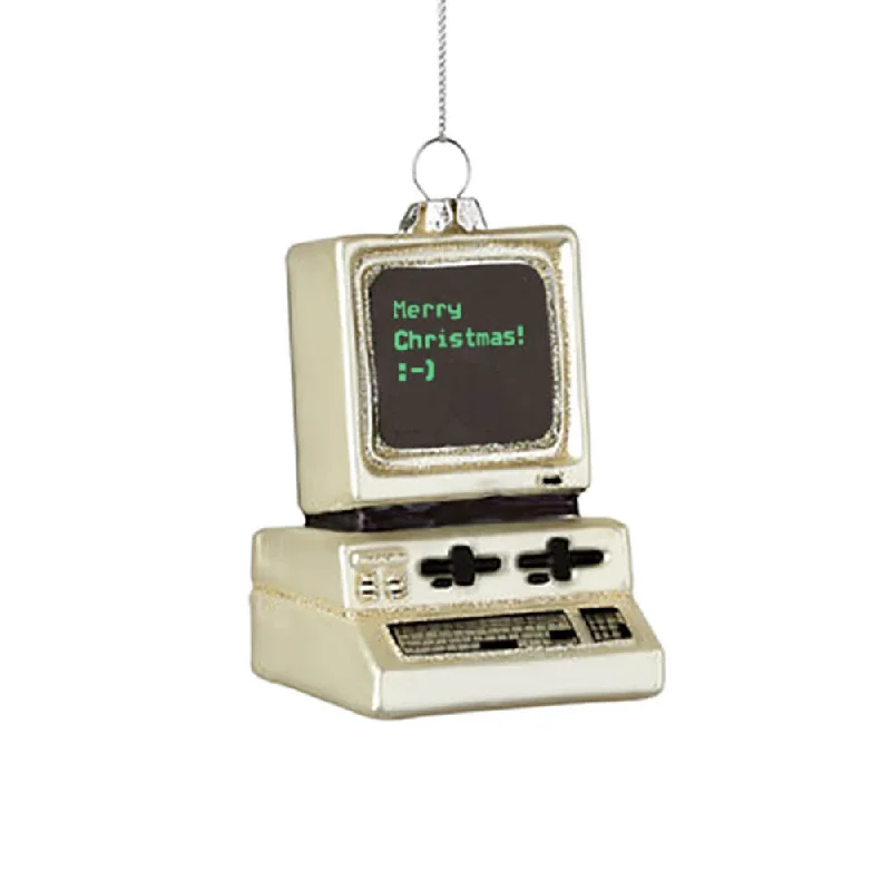 Retro Computer Ornament 3.75"