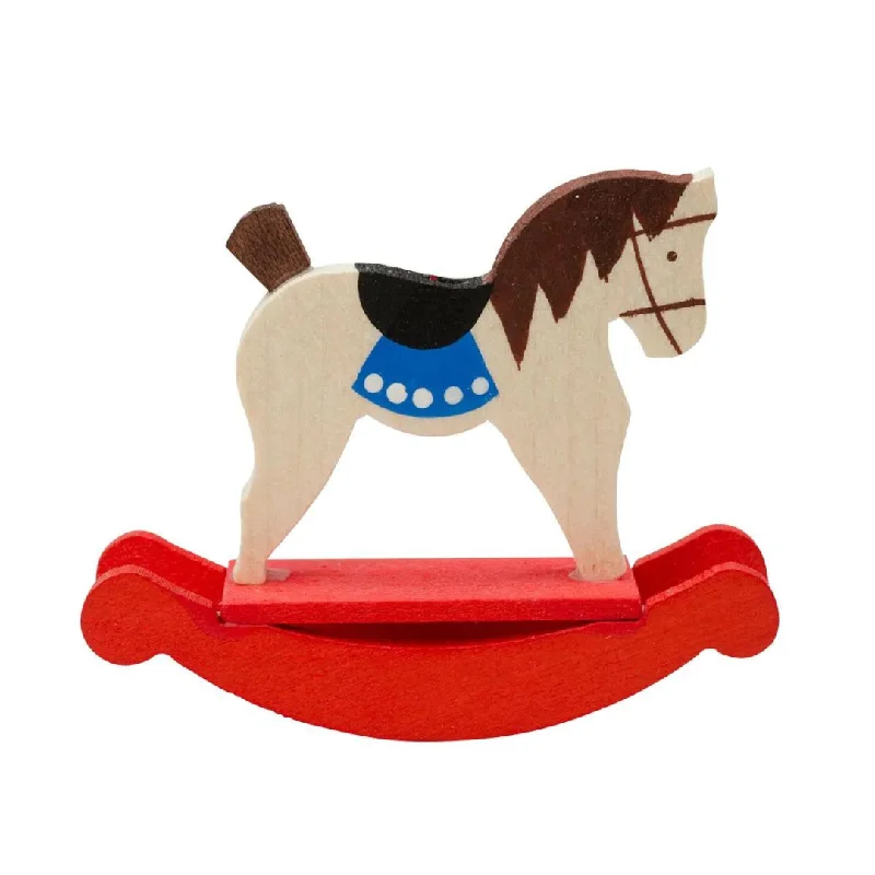 Rocking horse Ornament by Graupner Holzminiaturen