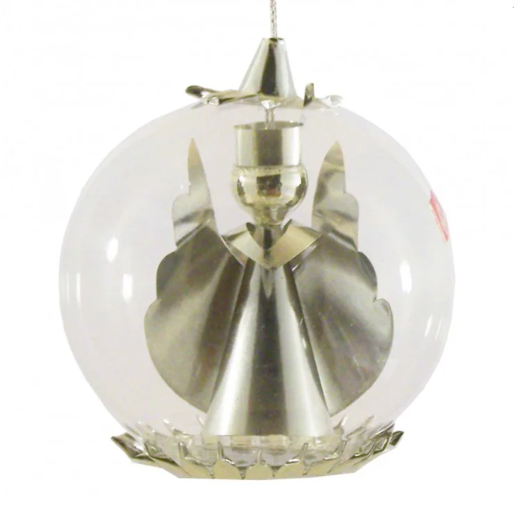 Angel Foil Ornament, 8cm, silver by Resl Lenz