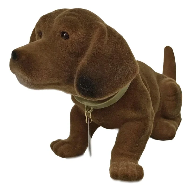 Small Hund, Flocked Plastic Figurine by Ino Schaller