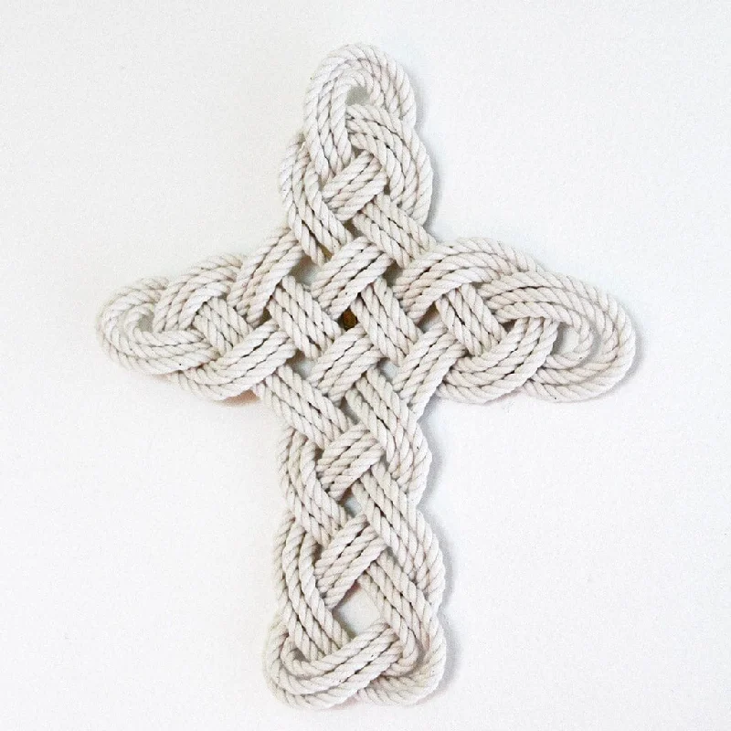 Small White Cotton Cross