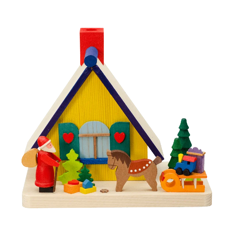 Smoking House Santa Claus by Graupner Holzminiaturen