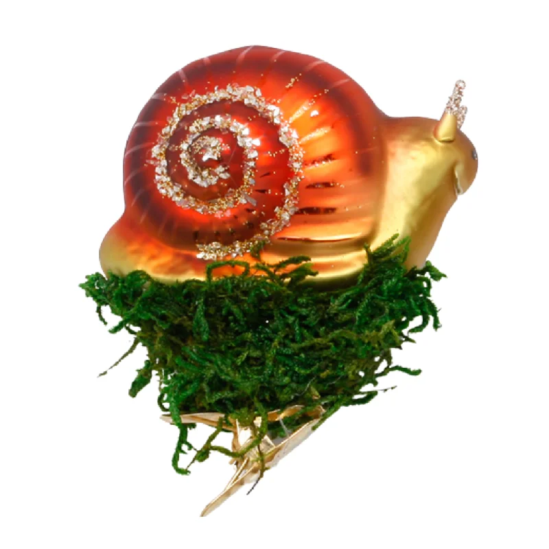 Snail Ornament by Inge Glas of Germany