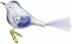 Snow Bird Ornament by Inge Glas of Germany