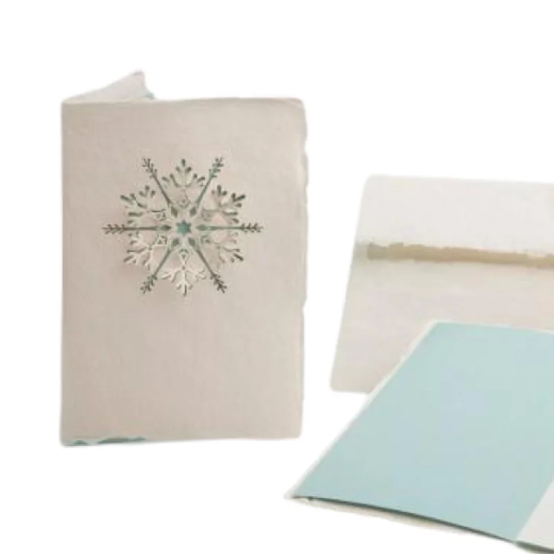 Snowflake Handmade card by Formes-Berlin