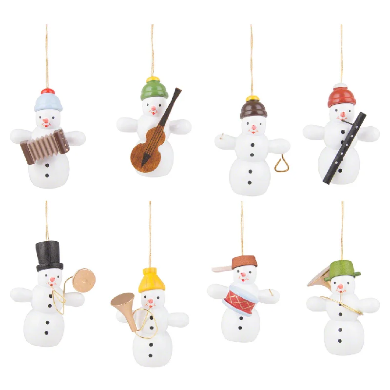 Snowman Band Ornament by Volker Zenker