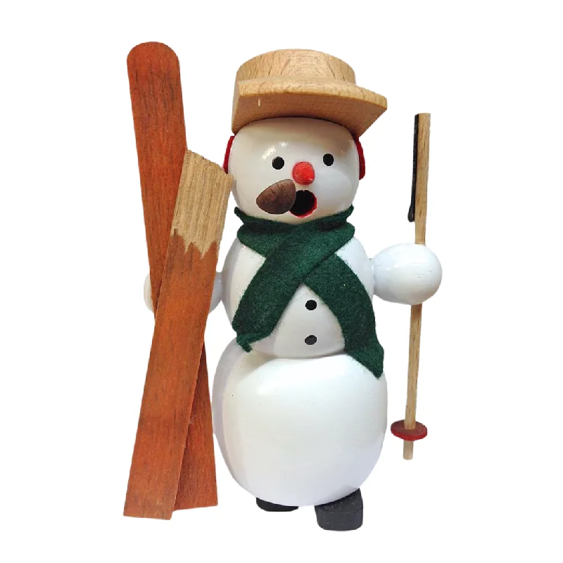 Snowman with Broken Skis Smoker by Richard Glasser GmbH