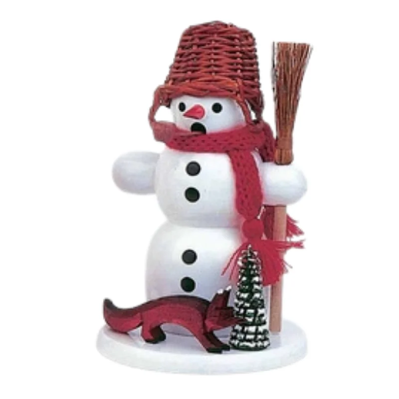 Snowman with Fox Incense Smoker by Volker Zenker