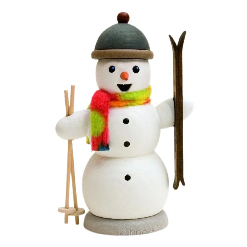 Snowman with ski Incense Smoker by Kuhnert GmbH