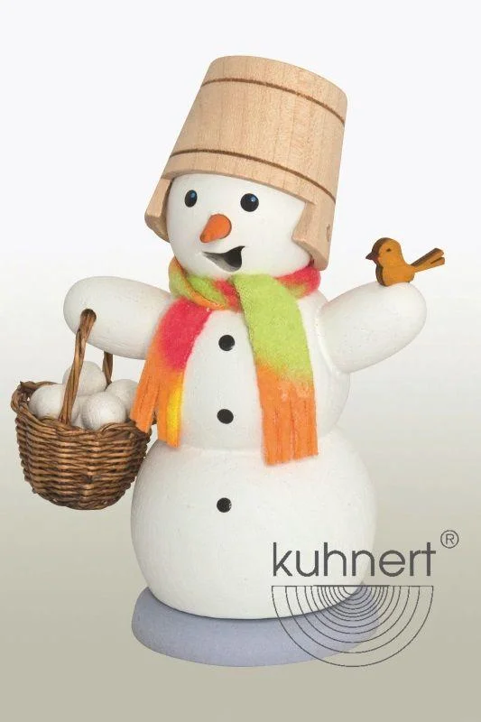 Snowman with snowballs  Incense Smoker by Kuhnert GmbH