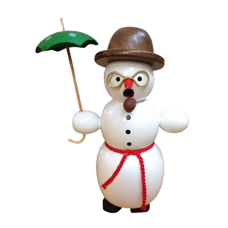 Snowman with Umbrella Smoker by Richard Glasser GmbH