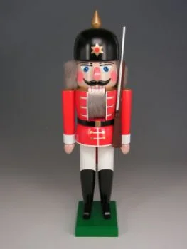 Soldier Nutcracker with Red Coat by Werkstatte Volker Fuchtner