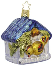 Sparrow's Inn Ornament by Inge Glas of Germany