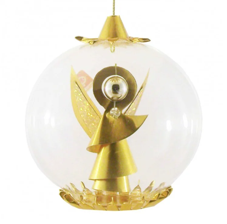 Spiral Angel Foil Ornament by Resl Lenz