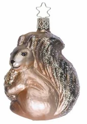 Squirrelly Snack Ornament by Inge Glas of Germany