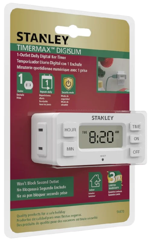 Stanley TimerMax™ DigiSlim Daily Digital Indoor Timer