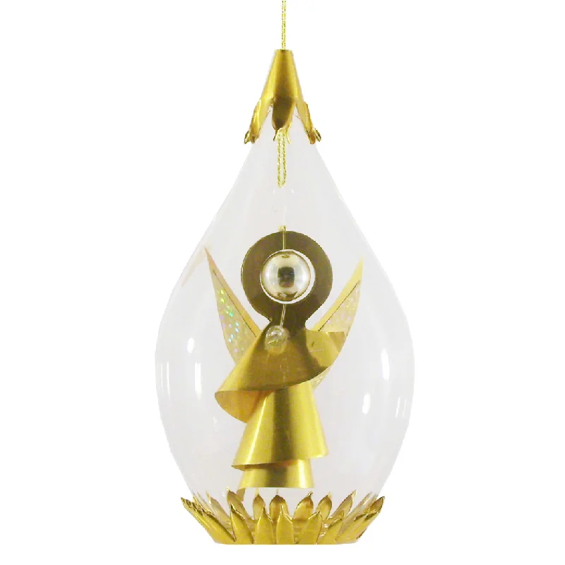 Star and Angel Teardrop Ornament by Resl Lenz