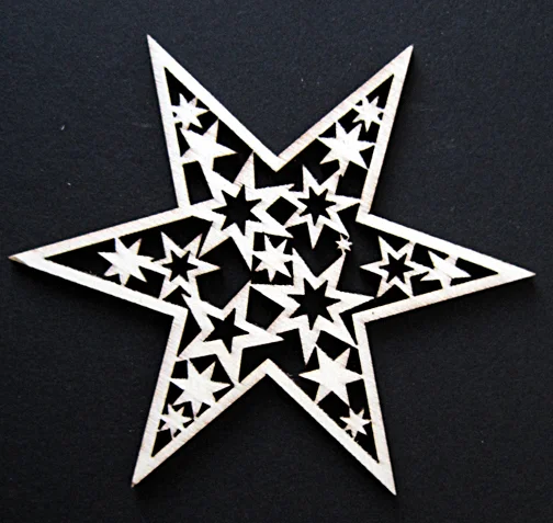 Star Wood Ornament by Wandera GmbH