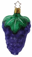 Sugar Grape Ornament by Inge Glas of Germany