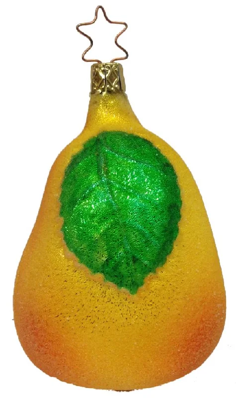 Sugar Pear Ornament by Inge Glas of Germany