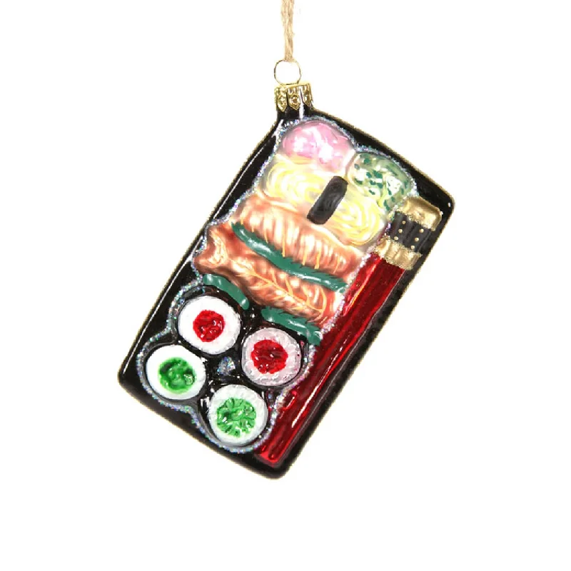 Sushi Platter Ornament 4"