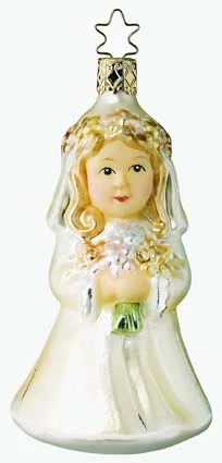 Sweet Maiden Bride, LifeTouch Ornament by Inge Glas of Germany