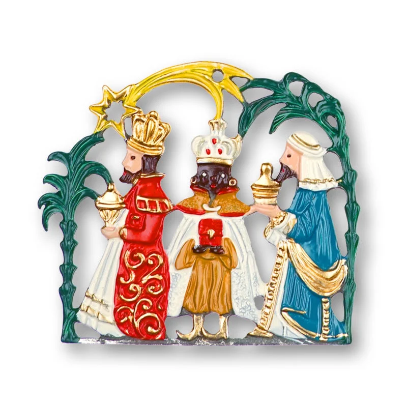 The Three Kings Ornament by Kuehn Pewter