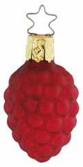 Translucent Blackberry Ornament by Inge Glas of Germany